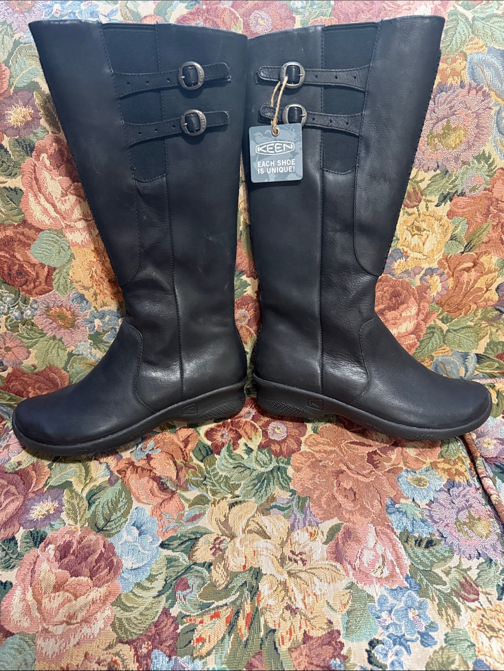 WOW POSHMARK Authentic Keen NWT Tall Black Boots